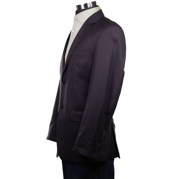 JOE JOSEPH ABBOUD Blazer Black Jacket 100% Wool Sport coat 38 Regular - Picture 4 of 11